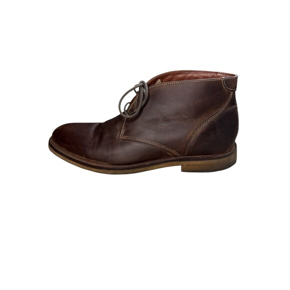 Johnston & Murphy Copeland Chukka Boots 11.5 Brown Leather Lace Up Casual Dress - Picture 4 of 8